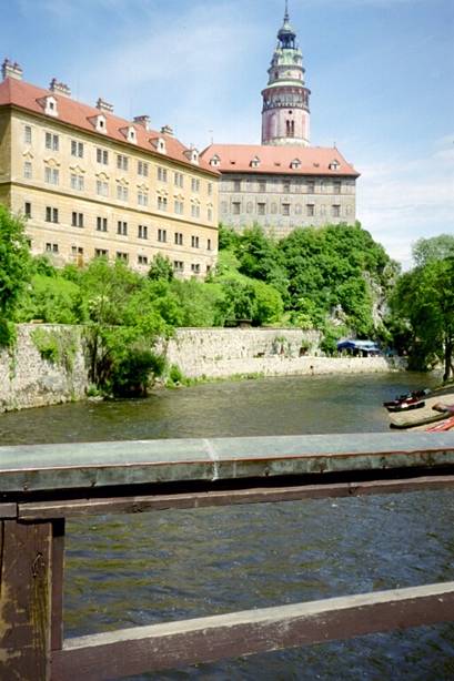 Tsekki, Cesky Krumlov, keskiaikainen kaupunki